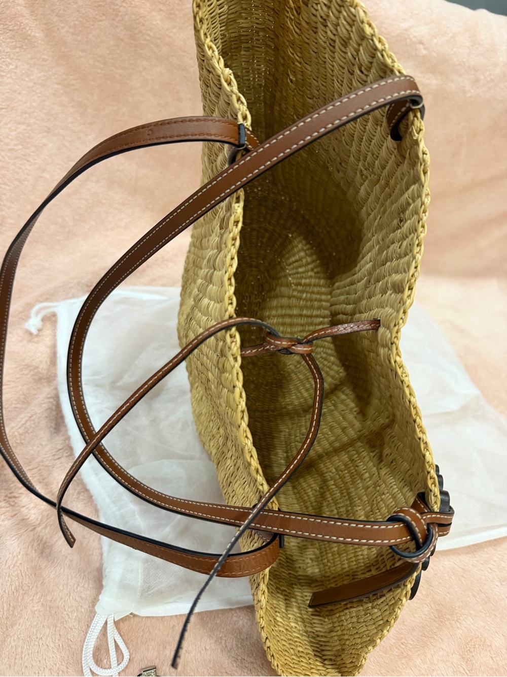 Loewe Shell Paula’s Ibiza Collection Woven Basket Bag Tote - Picture 9 of 12